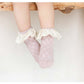 Girls Ruffled Socks: A Perfect Blend of Comfort and Style - Off White - Crazy Toes ®
